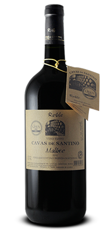 Malbec Roble Cavas de Santino botellon